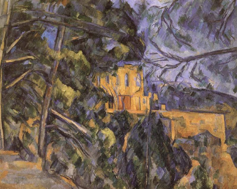 Paul Cezanne black castle 2 Norge oil painting art